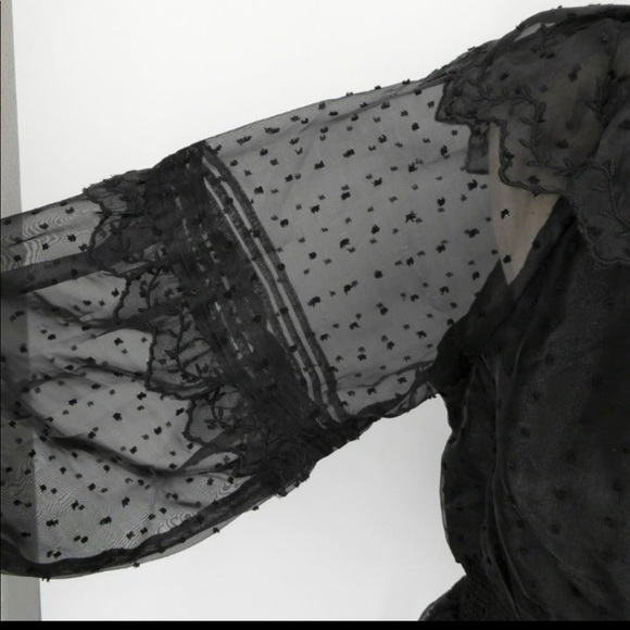 TOPSHOP NWT Sheer black top - Picture 6 of 12